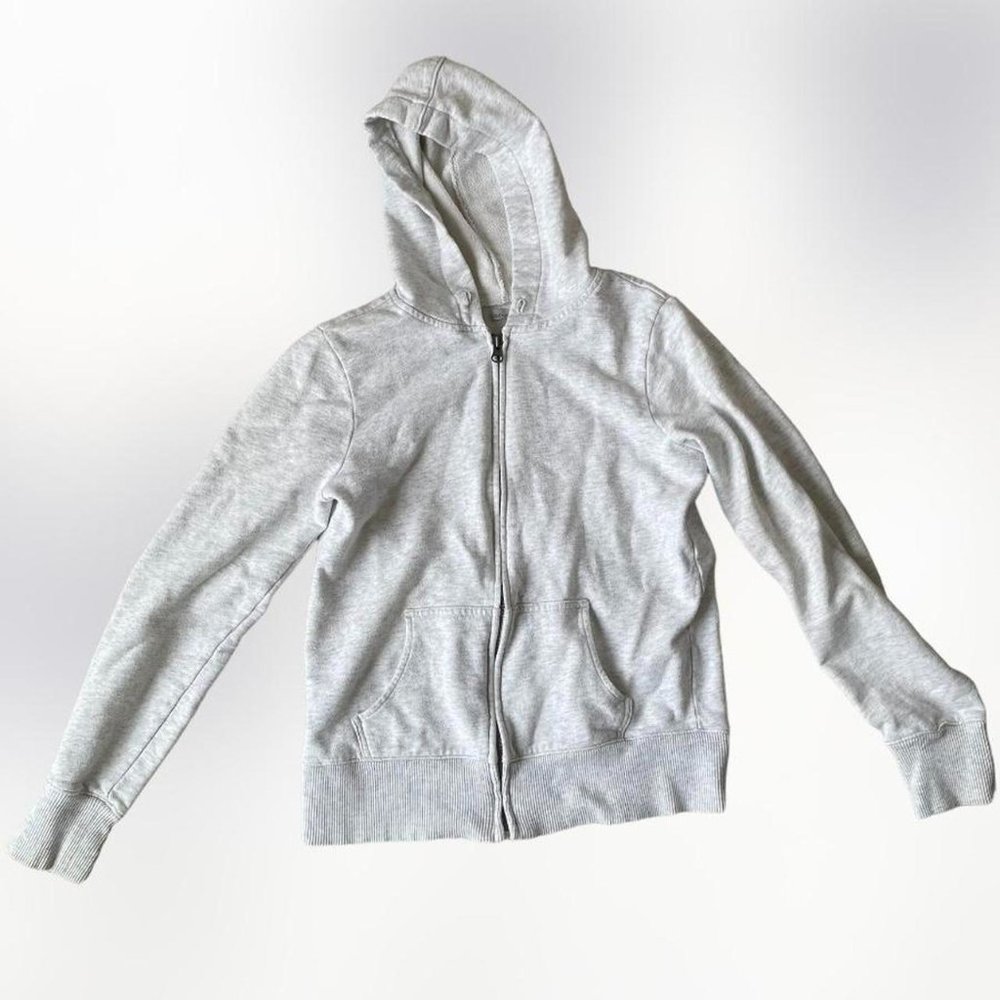 y2k Old Navy classic heather grey zip up jacket! size: s